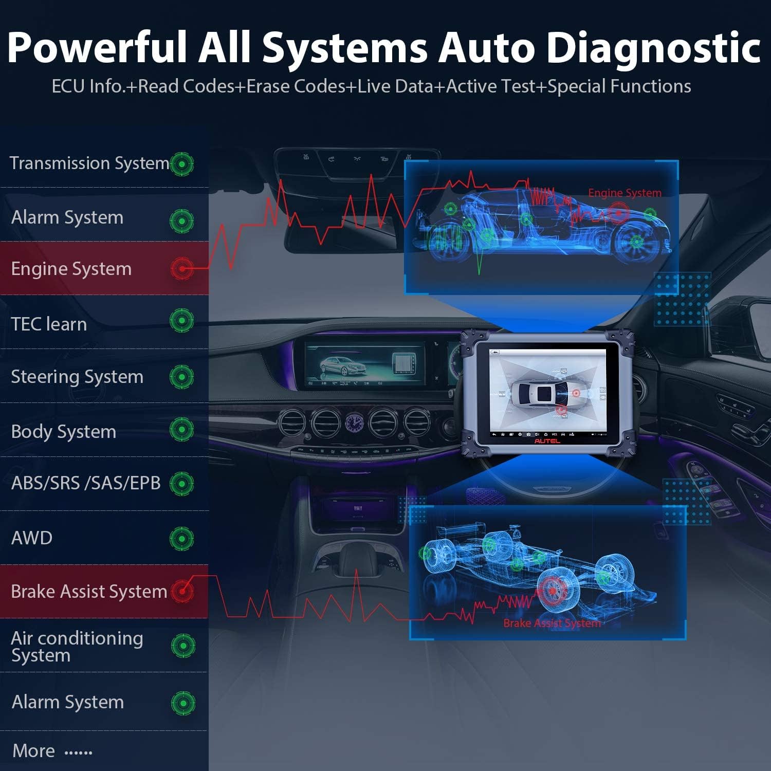 Autel Maxisys Ms S Pro Ii Ts Tpms Relearn Tool Os